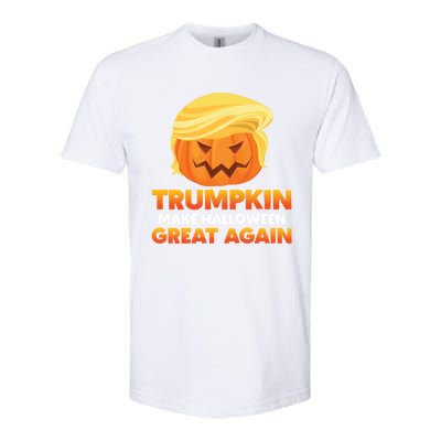 Trump Halloween Costume Trumpkin Make Halloween Great Again Gift Softstyle CVC T-Shirt