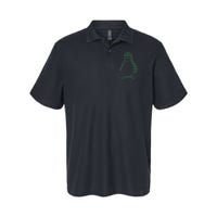 Tux Hacker Coder Sysadmin Printed Casual  Softstyle Adult Sport Polo