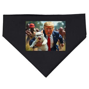 Trump Holding Cat Vote Trump Pets For Trump Vote President USA-Made Doggie Bandana