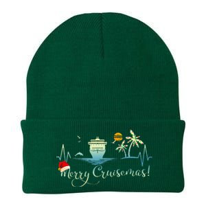 Tropical Heartbeat Christmas Cruise 2024 Merry Cruisemas Knit Cap Winter Beanie