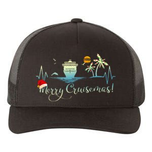 Tropical Heartbeat Christmas Cruise 2024 Merry Cruisemas Yupoong Adult 5-Panel Trucker Hat