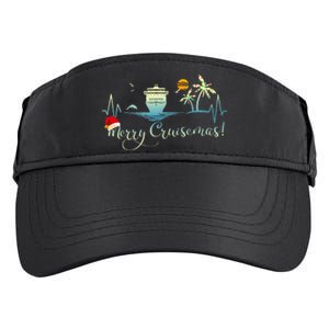 Tropical Heartbeat Christmas Cruise 2024 Merry Cruisemas Adult Drive Performance Visor