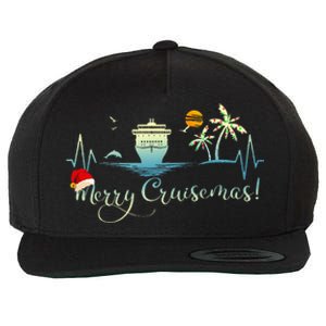 Tropical Heartbeat Christmas Cruise 2024 Merry Cruisemas Wool Snapback Cap