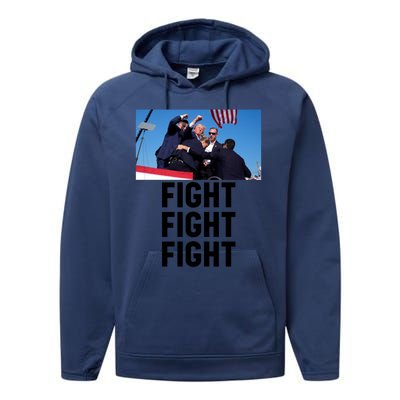 Trump Head Cartoon Bloody Ear 2024 Vote Survivor Fight Fight Funny Gift Performance Fleece Hoodie