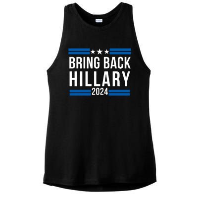 Trendy Hillary Clinton 2024 Presidential Election Ladies PosiCharge Tri-Blend Wicking Tank