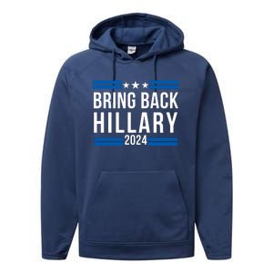 Trendy Hillary Clinton 2024 Presidential Election Performance Fleece Hoodie