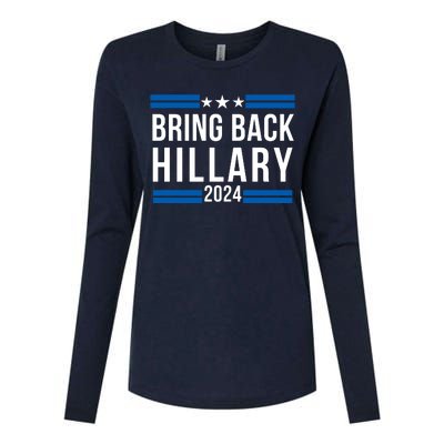 Trendy Hillary Clinton 2024 Presidential Election Womens Cotton Relaxed Long Sleeve T-Shirt