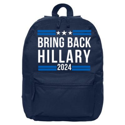 Trendy Hillary Clinton 2024 Presidential Election 16 in Basic Backpack