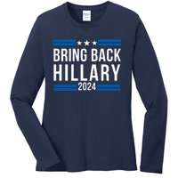 Trendy Hillary Clinton 2024 Presidential Election Ladies Long Sleeve Shirt