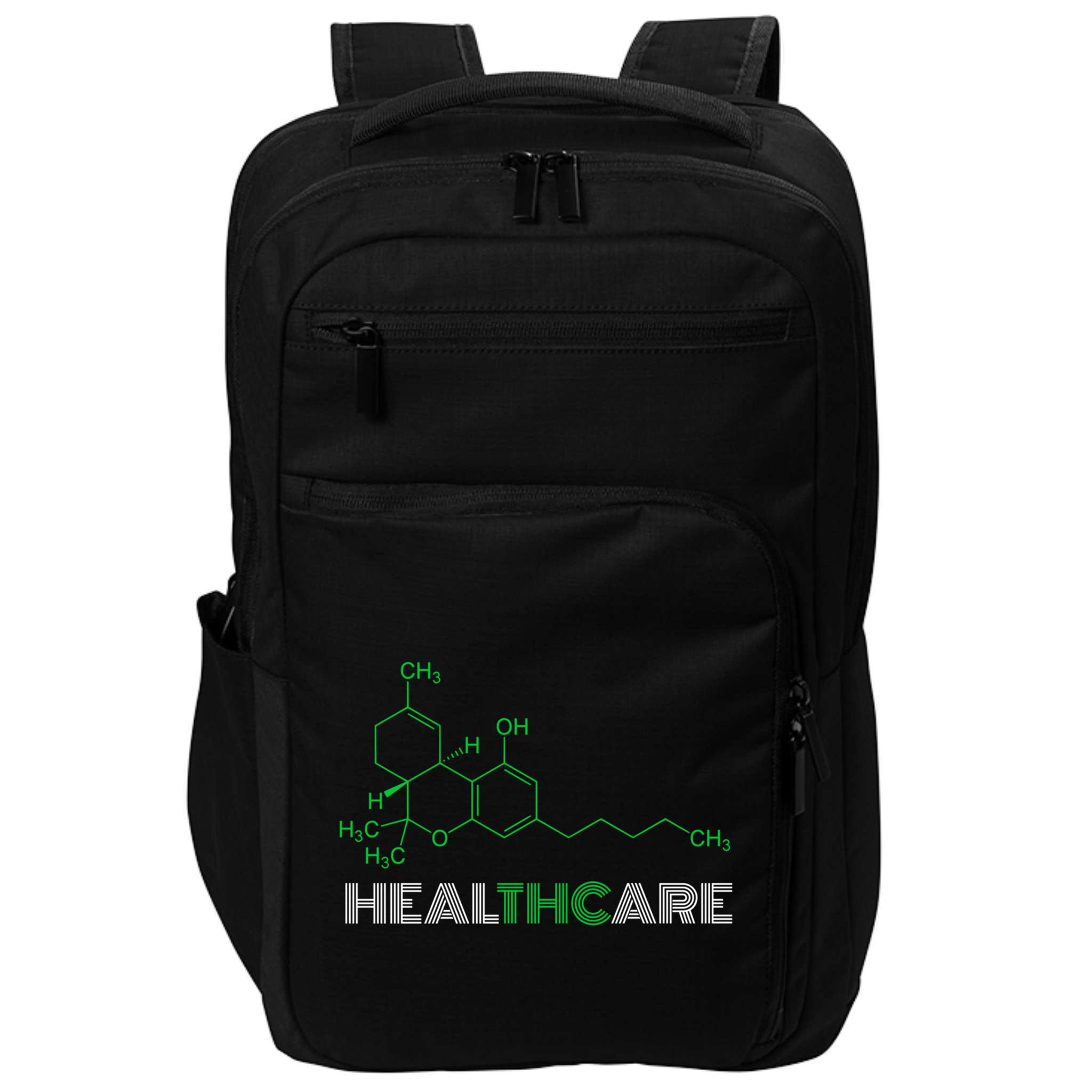 Thc Healthcare Cute Gift Thc Molecule Weed Cannabis Impact Tech Backpack
