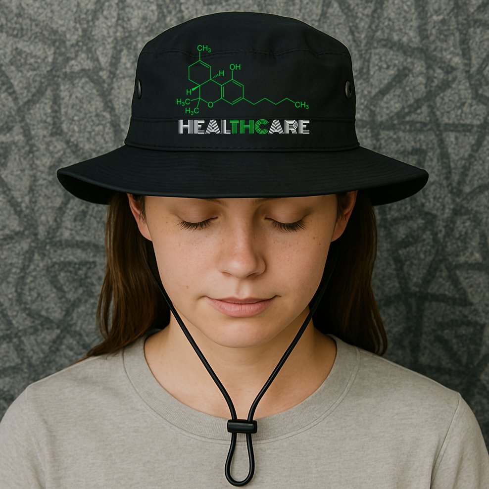 Thc Healthcare Cute Gift Thc Molecule Weed Cannabis Bucket Hat