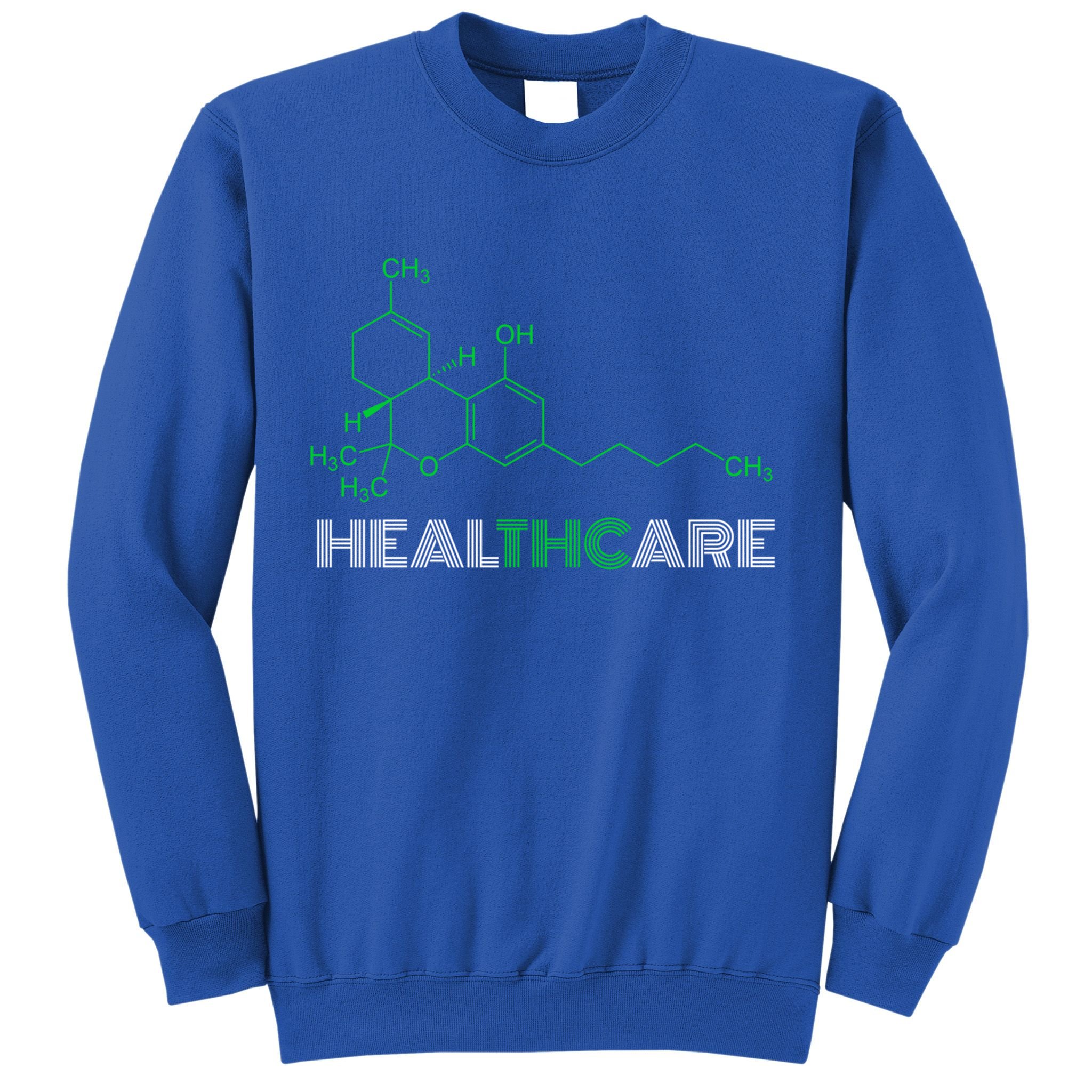 Thc Healthcare Cute Gift Thc Molecule Weed Cannabis Sweatshirt