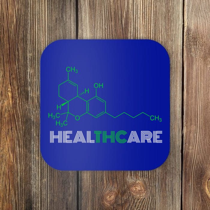 Thc Healthcare Cute Gift Thc Molecule Weed Cannabis Coaster