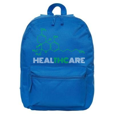 Thc Healthcare Cute Gift Thc Molecule Weed Cannabis 16 in Basic Backpack