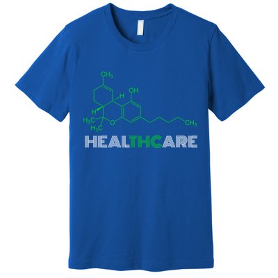 Thc Healthcare Cute Gift Thc Molecule Weed Cannabis Premium T-Shirt