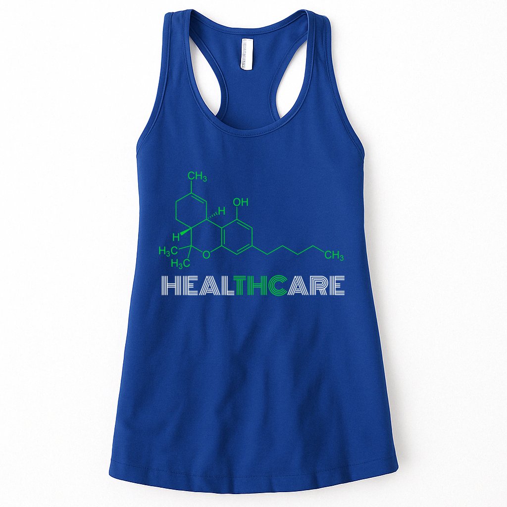 Thc Healthcare Cute Gift Thc Molecule Weed Cannabis Womens Tank Top