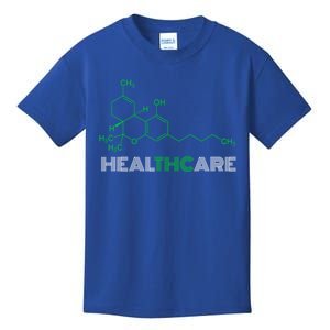 Thc Healthcare Cute Gift Thc Molecule Weed Cannabis Kids T-Shirt