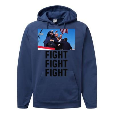 Trump Head Cartoon Bloody Ear 2024 Vote Survivor Fight Fight Performance Fleece Hoodie