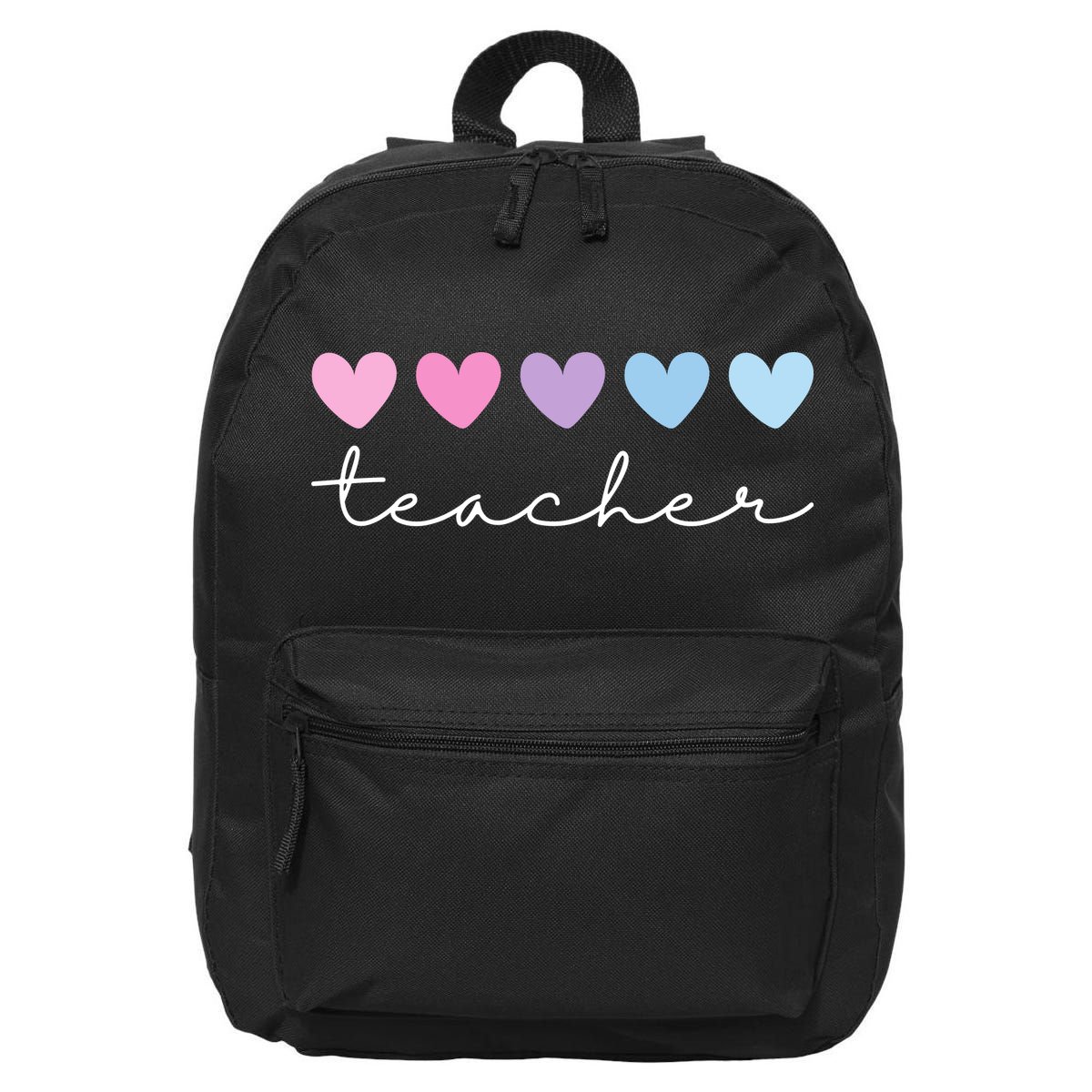 Teacher Hearts Cute Gift 16 in Basic Backpack