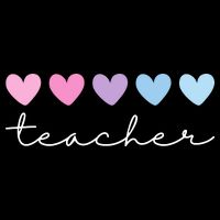 Teacher Hearts Cute Gift 16 in Basic Backpack