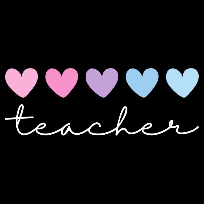 Teacher Hearts Cute Gift 16 in Basic Backpack