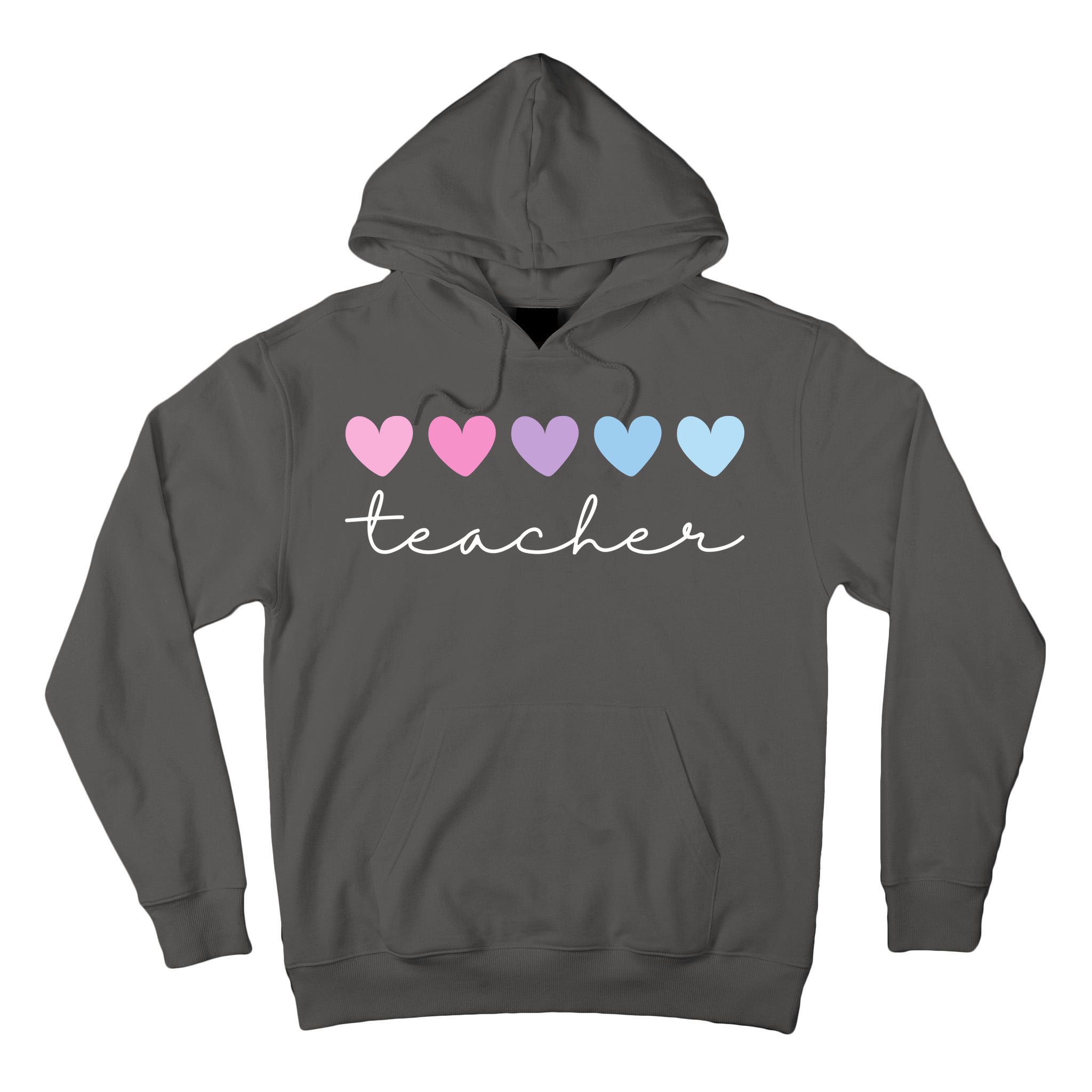 Teacher Hearts Cute Gift Tall Hoodie