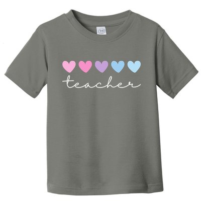 Teacher Hearts Cute Gift Toddler T-Shirt