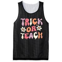 Teacher Halloween Costume Trick Or Teach Ghost Groovy 70s Mesh Reversible Basketball Jersey Tank