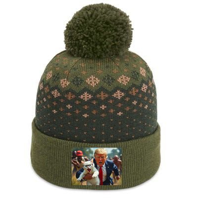 Trump Holding Cat Vote Trump Pets For Trump Vote President The Baniff Cuffed Pom Beanie