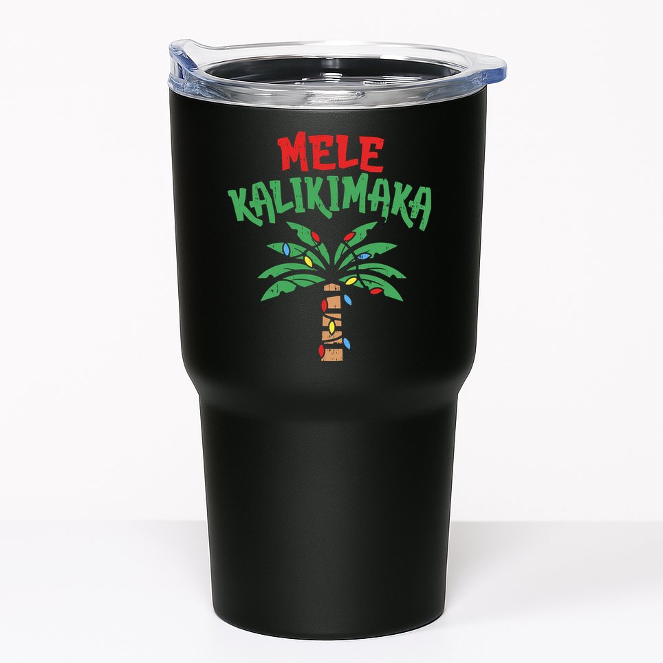 Tree Hawaiian Christmas In July Tumbler