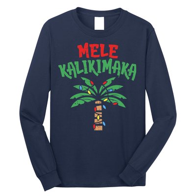 Tree Hawaiian Christmas In July Long Sleeve Shirt