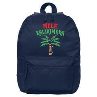 Tree Hawaiian Christmas In July 16 in Basic Backpack