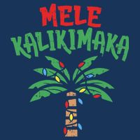 Tree Hawaiian Christmas In July 16 in Basic Backpack