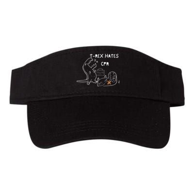 T-Rex Hates CPR Dinosaurs Funny Nurse Visor