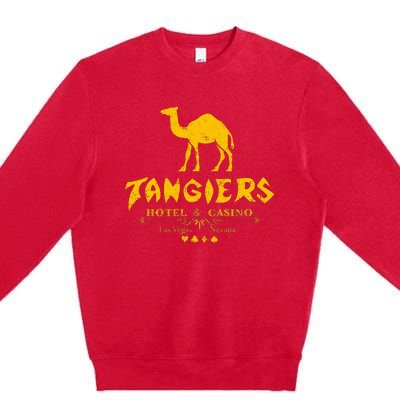 Tangiers Hotel Casino Retro Vintage Las Vegas Premium Crewneck Sweatshirt