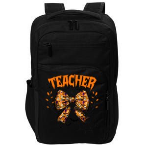 Teacher Halloween Coquette Back To School Impact Tech Backpack