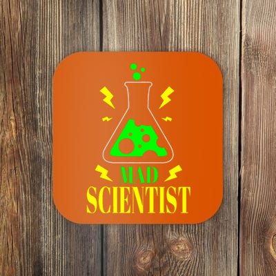 Teacher Halloween Costume Mad Scientist Science Coaster