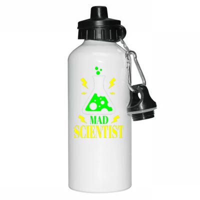 Teacher Halloween Costume Mad Scientist Science Aluminum Water Bottle