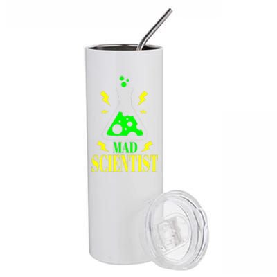 Teacher Halloween Costume Mad Scientist Science Stainless Steel Tumbler