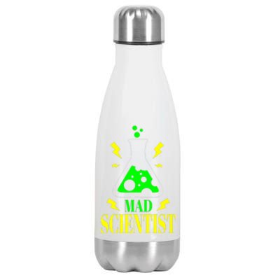 Teacher Halloween Costume Mad Scientist Science Stainless Steel Insulated Water Bottle