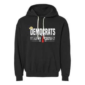 Trump Halloween Costume Democrats Stole My Costume Garment-Dyed Fleece Hoodie