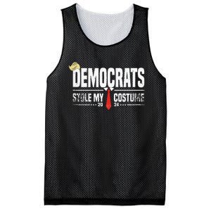 Trump Halloween Costume Democrats Stole My Costume Mesh Reversible Basketball Jersey Tank