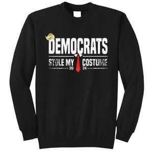 Trump Halloween Costume Democrats Stole My Costume Tall Sweatshirt