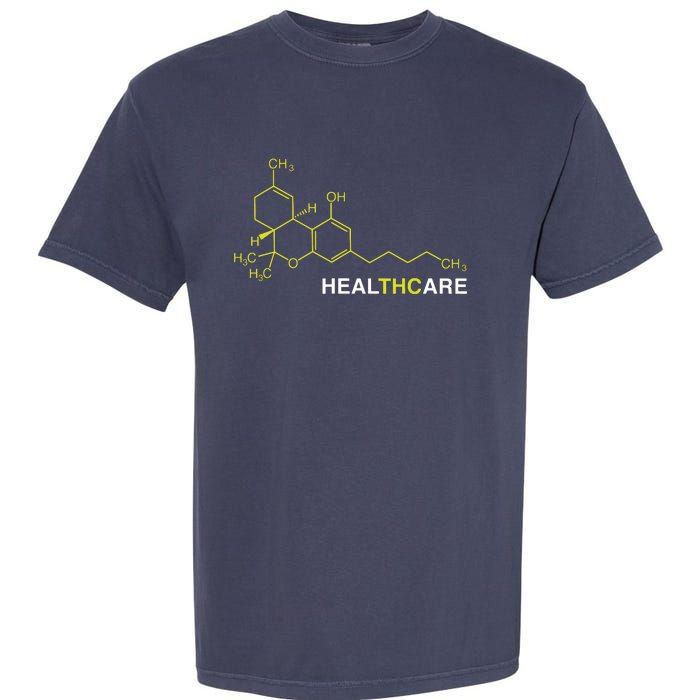 THC Healthcare Cannabis Medical Marijuana Garment-Dyed Heavyweight T-Shirt