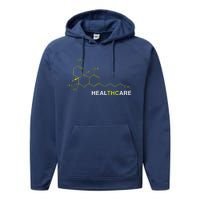 THC Healthcare Cannabis Medical Marijuana Performance Fleece Hoodie