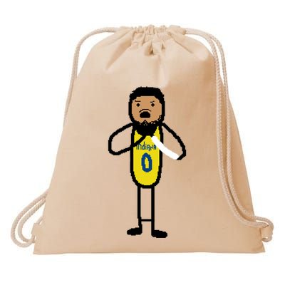 The Haliburton Choke Paint Game 7 Drawstring Bag