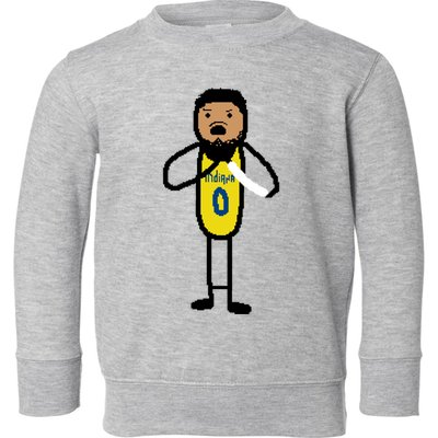 The Haliburton Choke Paint Game 7 Toddler Sweatshirt