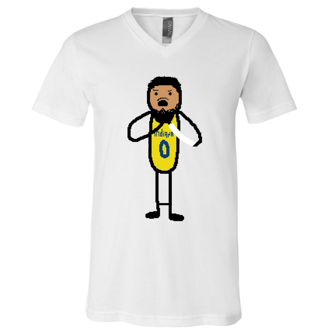 The Haliburton Choke Paint Game 7 V-Neck T-Shirt