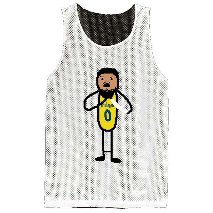 The Haliburton Choke Paint Game 7 Mesh Reversible Basketball Jersey Tank