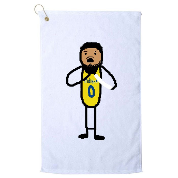 The Haliburton Choke Paint Game 7 Golf Towel
